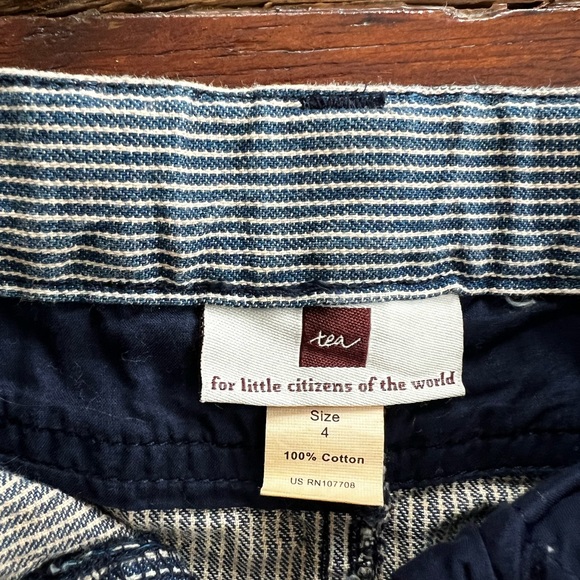 Tea Collection Hickory Striped Skirt Girls Size 4T - Picture 3 of 4